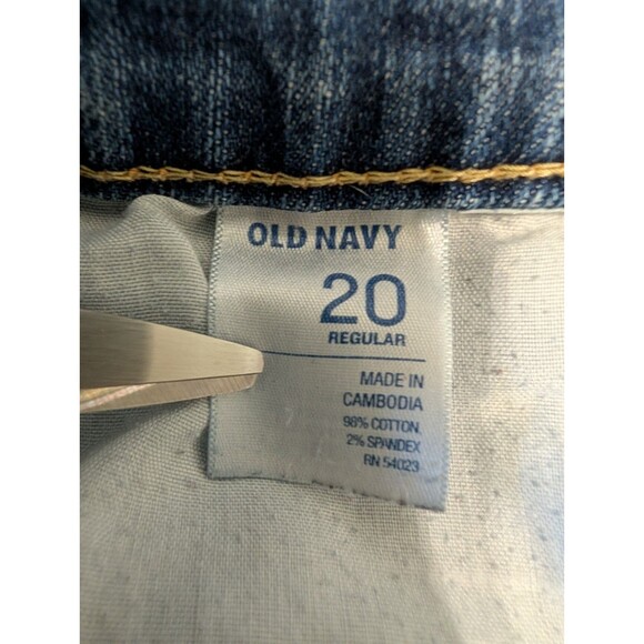 Old Navy The Dreamer Women’s Jeans Size 20 Regular Blue Denim Stretch Bootcut - Picture 12 of 13